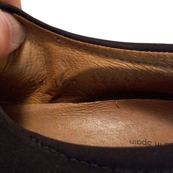 Donald J Pliner Size 7.5 Black Square Toe Slip On Shoes Sport Travel Air Touch - Picture 6 of 8